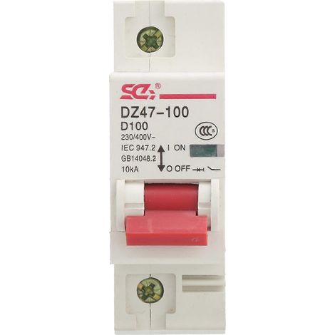 DZ47-100 1P D80100A Miniatur-Leistungsschalter Haushaltsluftschalter Typ D (1/4)
