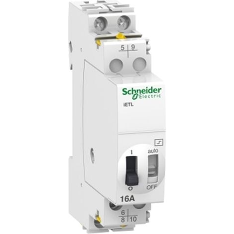 Acti9, iETL extension pour télérupteur 16A 1NO/NF+1NO 230..240VCA 110VCC 50-60Hz - A9C32816