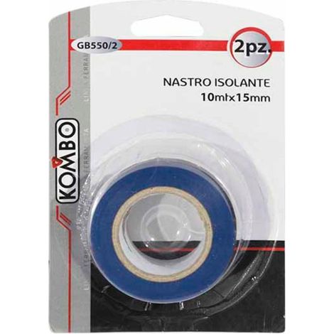 NASTRO ISOLANTE 15MM X 10MT PZ 2