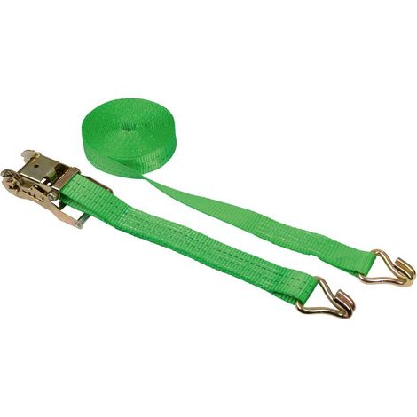 Kerbl Ratschenzurrgurt mit Spitzhaken 2-teilig – Grün 6 m (35 mm x 6 m) 37130 (1/2)
