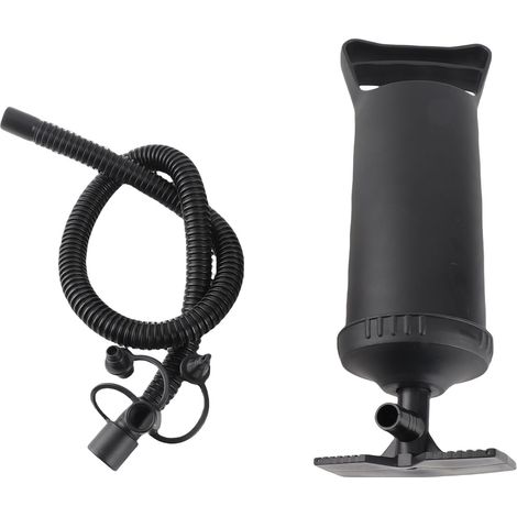 Tragbare Doppelhandpumpe mit Schnellverschluss und rutschfestem Griff für Schlauchboote (1/5)