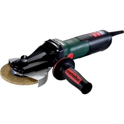 metabo WEVF 10-125 Quick Inox Amoladora Angular de Cabeza Plana, 1000 W