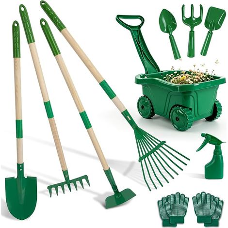 Garden Tools for Children 3 Years 11 Outdoor Garden Wheelbarrow (1/5)
