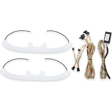 Remplacement d'éclairage ambiant LED de dossier de siège de 64 couleurs pour Mercedes Benz GLE classe W167 X167 2020+