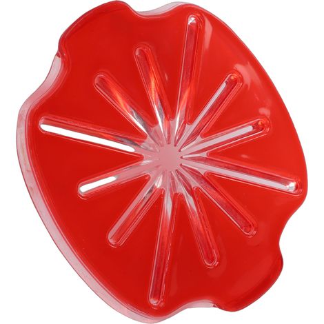 Pare-éclaboussures pour robot pâtissier vertical à bol relevable, 6 fouets à fil, déflecteur anti-projections, accessoire rouge losange (1/5)