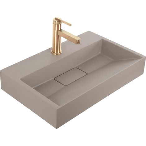 Rea Lavabo De Material Compuesto Goya Beige 50X37X14Cm (1/5)