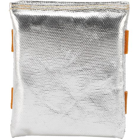 Manique soudure protection thermique isolante aluminium PU foundry fonderie métal coupe chaudière industrielle dos feuille aluminium renforcée (1/5)
