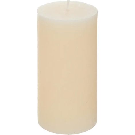 Bougie Cylindrique "Rustic" 14cm Ivoire (1/2)