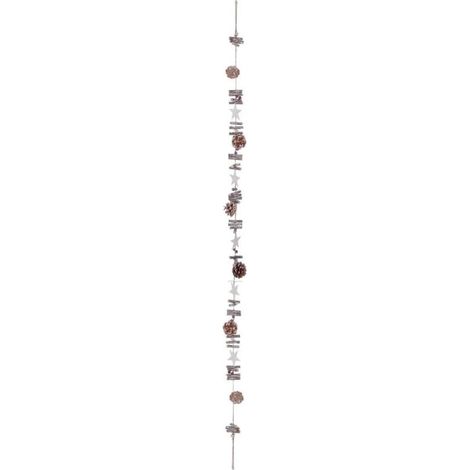 Paris Prix - Guirlande De Noël délices Des Fêtes 160cm Naturel (1/2)