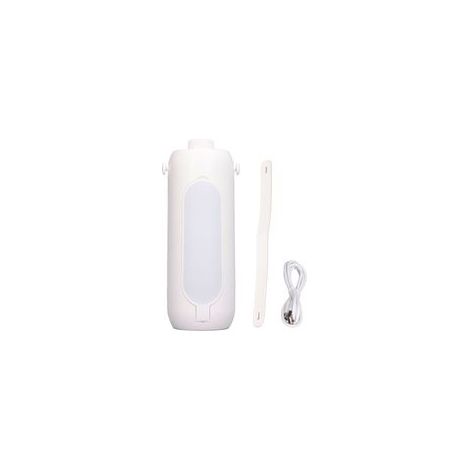 Lanterne pliante de Camping, Rechargeable par USB, 10000mAh, poignée suspendue à intensité variable, lampes de tente pour voyage, blanc