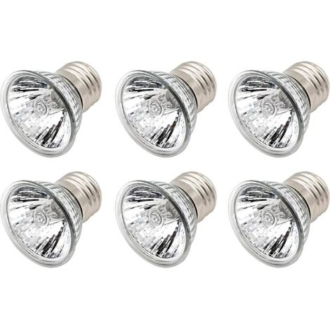 25W Schildkröten-Heizlampenbirne, UVA-UVB-Reptilien-Heizlampenlampe, für Reptilien-Eidechsen-Schildkröten-Aquarium (6er-Pack) (1/5)