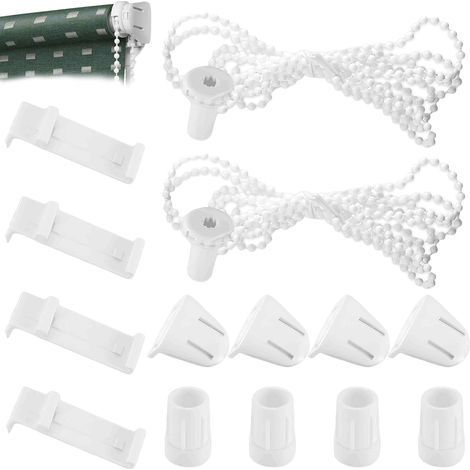 Lot De 2 Fixation pour Store Enrouleur, Ensemble De Accessoires pour Stores Enrouleurs(17 Mm/PVC/sans Percage),Store sans Percage,Mecanisme Store Enrouleur,pour Store Fenetre StoreEnrouleur Etc (1/5)