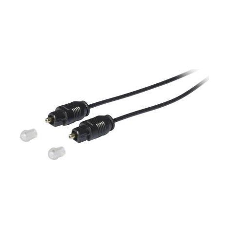 Digital Audio Cavo Kash Toslink [1x Spina Toslink (ODT) - 1x Spina Toslink (ODT)] 3.00 m Nero