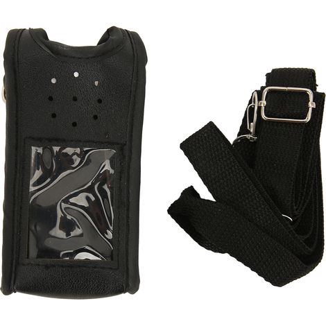 Étui en similicuir pour talkie-walkie Baofeng UV-9R, UV-9R Plus, UV-XR, GT-3WP, UV-5S, BF-A58, BF-9700, avec cordon de cou (1/5)