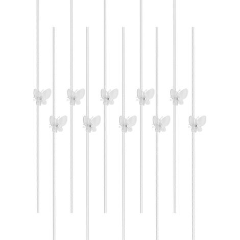 Tuteur pour orchidées (1 lot) pour plantes d'intérieur, longueur 40 cm, en plastique résistant à la lumière du soleil. (1/5)