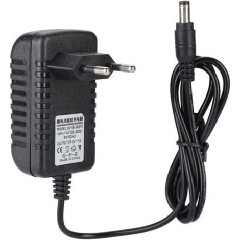Adaptateur de chargeur Li Ion 25.2V/1A à charge rapide, entrée 100‑240V, protections multi-niveaux, prise EU (1/5)