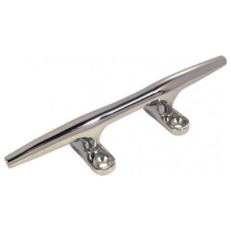 Taquet 4 trous fin inox A4 poli - Longueur: 200