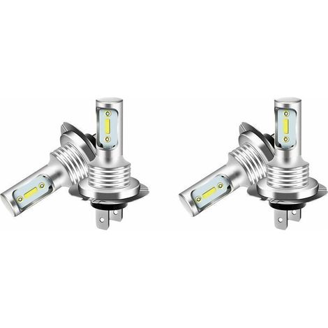 Kit de 4 ampoules LED H7 6000K 110W 8000LM – Antibrouillard et feux de croisement – Alliage aluminium – Durée de vie 50000 heures (1/5)
