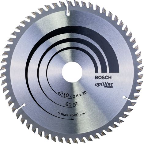 Bosch Optiline Wood Lama per sega circolare 210x30 mm per legno (1/3)