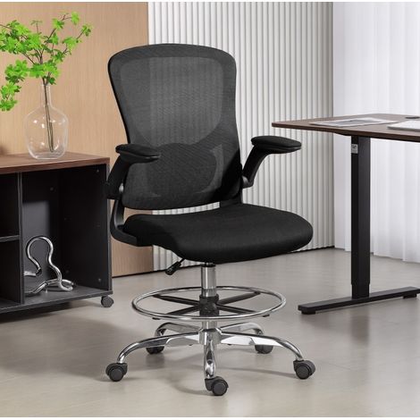 Ergonomischer Bürostuhl mit 4D-Lendenstütze, höhenverstellbar, schwarz HAVRYA (1/4)