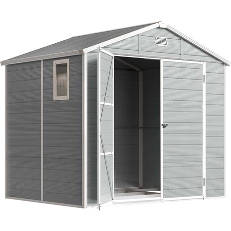 Abri de jardin 4,1 m², cabane de jardin à toit en pente, dimensions 240 x 190 x 180/228 cm (1/5)