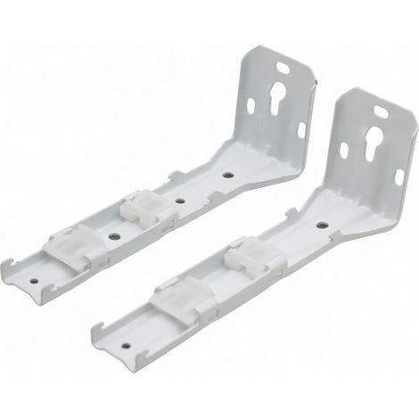 28mm enlarged side-mounted double-code curtain track mounting bracket, square track, double track, thickened side-mounted buckle bracket (1/5)