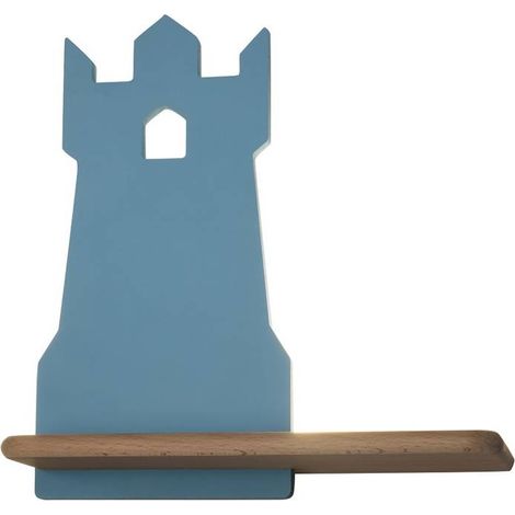 Applique Candellux Tower LED 4W 4000K blu legno chiaro (1/2)