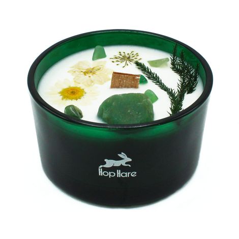 Bougie Fleur Magique en Cristal de Lièvre de Houblon - Le Magicien- Vendu par 1 (1/4)