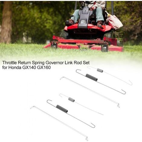 Kit de 6 ressorts de rappel d'accélérateur, assortiment de ressorts de carburateur pour Honda GX140 GX160, ressort de régulateur de vitesse (1/4)