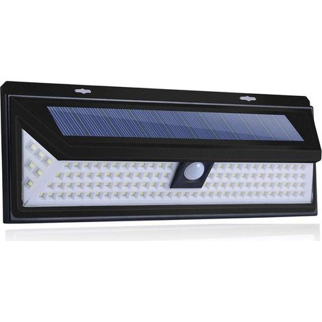Applique murale solaire LED applique murale extérieure à capteur, (applique murale solaire 118LED (trois fonctions)), lampes, protection de l'environnement,Convient pour le salon, l'allée, la lampe mu (1/5)