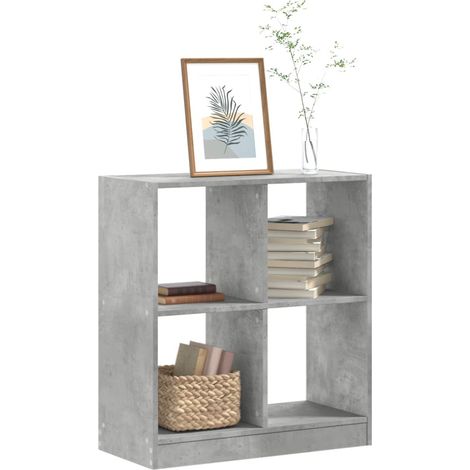 vidaXL Libreria Grigio Cemento 68,5x32x75 cm in Legno Multistrato (1/5)