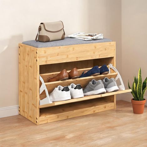 SunJet Console, table console, Banc d'entrée bambou naturel - Réf. 38Q2USBXH8AZ (1/5)