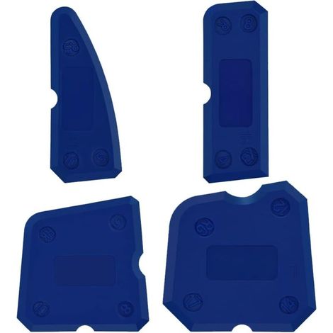 4 Pièces Ensemble d'Outils de Calfeutrage en Silicone Kit Lisseurs de Joints pour Coulis d'Étanchéité Silicone Finition de Cachetage
