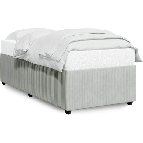 Maison Exclusive - Bettgestell ohne Matratze Hellgrau 90x200 cm S