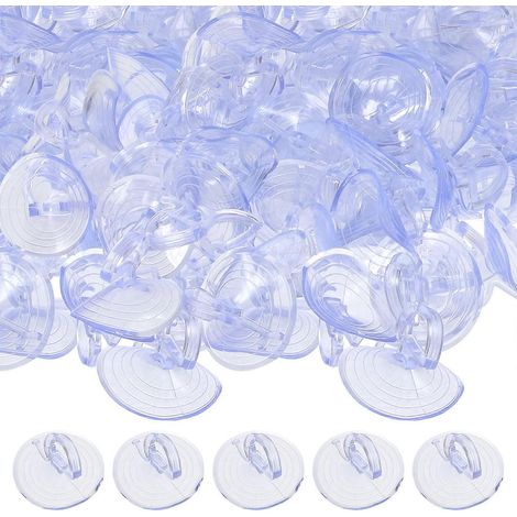 Lot de 100 ventouses pour pare-soleil de pare-brise (3,5 cm).-3.50X3.50X3.00CM (1/4)