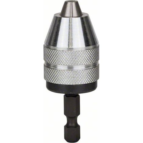 Bosch – Mandrin de perceuse à serrage rapide 6 mm – 2608572072 – Pour bois dur et béton armé – Vissage rapide en série (1/6)