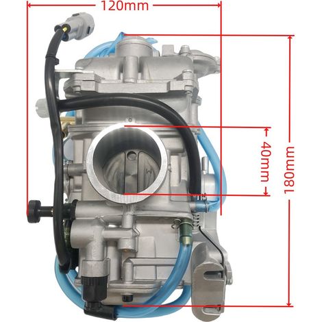 FCR 40mm carburetor suitable for YFZ450 MX (2004-2009) 606-111, performance enhancement for off-road motorcycles.--BIEMMEDUE