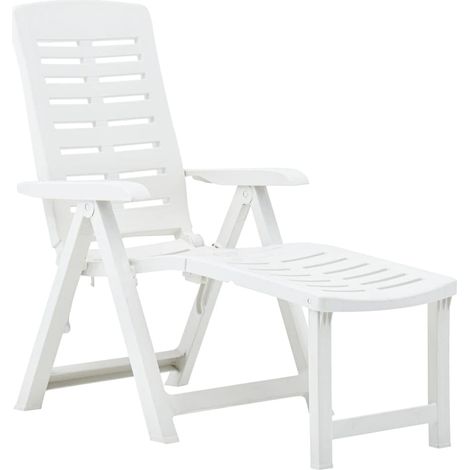 Poltrona Pieghevole Arizona Cm 109 x 60X108 H Colore Bianco (1/5)