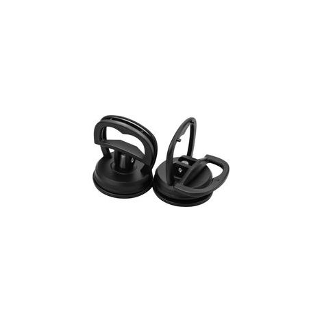 FLITI Dent Pulling Suction Cup, 5.8cm, ABS Plastic, Natural Rubber, Black, Pack of 2 (1/5)