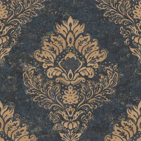 BRICOFLOR Papier peint Beige / Crème - Papier peint Baroque - 10,05 x 0,53 m (1/5)