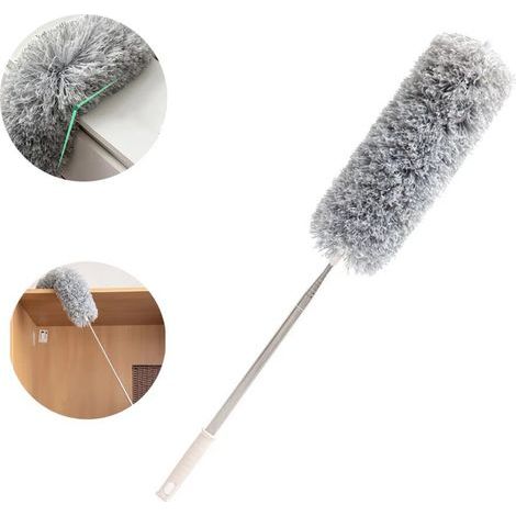 Long extendable telescopic duster - 90° kickable (2.8m) (1/5)