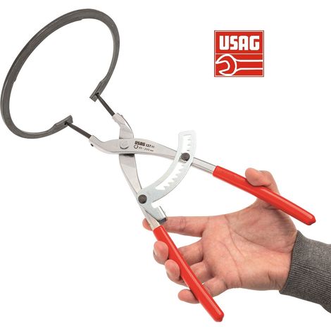 USAG 127 M PINZA A BECCHI DIRITTI PER ANELLI ELASTICI INTERNI GRANDI DIMENSIONI SEEGER
