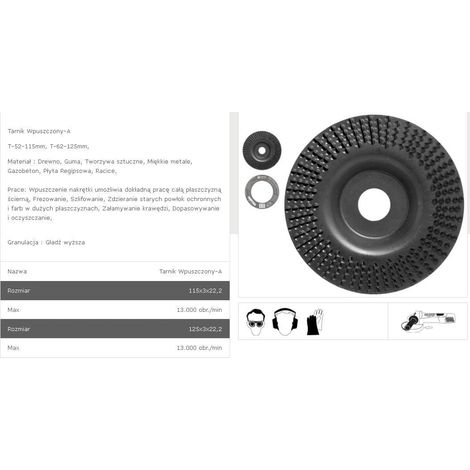 Lima empotrada Tarpol 125mm T-62, ideal para ajustes en áreas empotradas con máxima precisión y suavidad. (1/2)