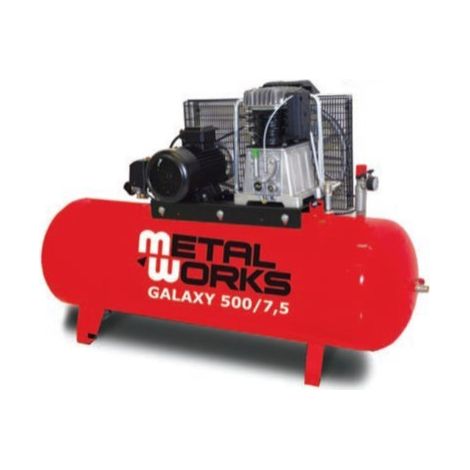 Compresor de Pistón Industrial 500L 7,5HP Galaxy 500/7.5