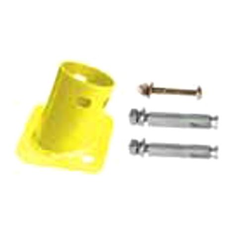 Kit 4 piedi di fissaggio per altalena