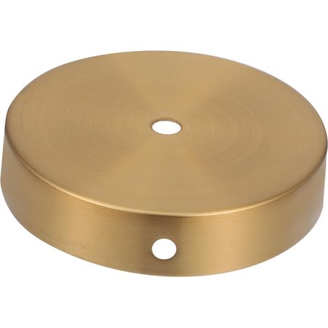 Round Metal Table Lamp Base 4.57X0.98 Inch Stable Holder for Bedside Lamp Reading Light and Interior Decoration for Living Room and Bedroom (1/5)