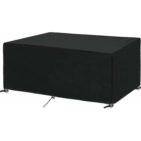 Housse de protection pour table de jardin rectangulaire 250 x 150 x 90 cm Housse de protection imperméable pour meubles de jardi (1/4)