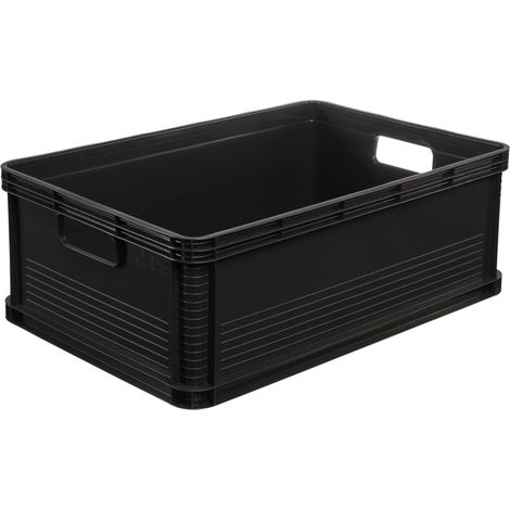 Caja de almacenaje, Gaveta de plástico, 45L - Gris Grafito (1/5)