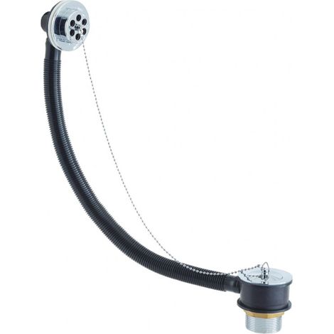 Bristan Luxury Bath Waste with Brass Plug Chrome - Slotted (1/2)