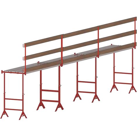 Ponteggio telescopico 1.20 a 2.20m - Lunghezza 9.00m - KITTR12/21EPX9M